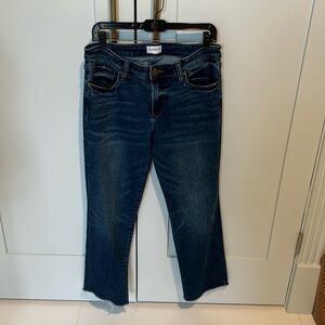 Evereve jeans straight leg mid rise 30